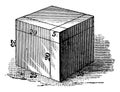 Cube with Additions 3 vintage illustration