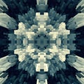 Cube 3d extrude symmetry background, render simple