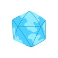 cube dice cartoon vector illustration Royalty Free Stock Photo