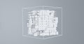 Cube digital data storage cluster