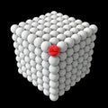 Cube formed spheres