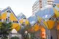 Cube Houses exterior view in Rotterdam, Netherlands Royalty Free Stock Photo