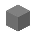 Cube icon vector image.