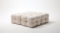 Cube Ottoman By Amber Jacobsen: Soft And Rounded Forms In The Style Of Ernesto Neto