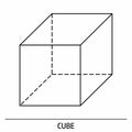 Cube outline icon