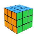 Cube puzzle Royalty Free Stock Photo