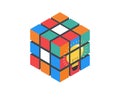 Cube Puzzle Solution Solving Problem Concept banner