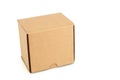 Cube Shape Cardboard Box with Lid Closed