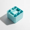 Cube shape and smooth matte finish create a modern minimalist Royalty Free Stock Photo