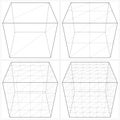 Cube From The Simple To The Complicated Shape Vector 04