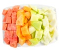 Cube Sized Melons, Honeydew VIII Royalty Free Stock Photo