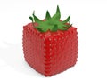 Cube strawberry