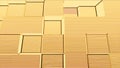 Cube traffic in yellow. Abstract Rounded Cubes Move. ornamental geometric caleidoscope star moving pattern animation.