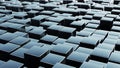 Cubes array as abstract 3d background Royalty Free Stock Photo