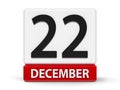 Cubes calendar 22nd December