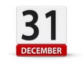 Cubes calendar 31st December