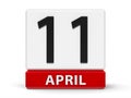 Cubes calendar 11th April