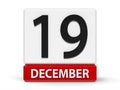 Cubes calendar 19th December