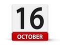 Cubes calendar 16th October