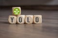 Cubes and dice with YOLO - You only live once