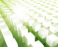 Cubes grid background