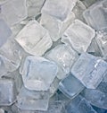 Cubes of ice