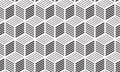 Cubes of Lines Seamless Background