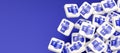 Cubes with Microsoft Teams logo