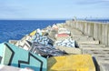 Cubes painted on Llanes