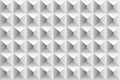 Cubes and triangles gray volume pattern