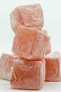 Cubes of Turkish Delight Royalty Free Stock Photo