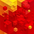 Cubic abstract background