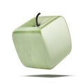 Cubic apple fruit