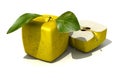 Cubic apples Royalty Free Stock Photo