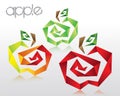 Cubic apples Royalty Free Stock Photo