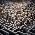 The Cubic Enigma: A labyrinth of interconnected cubes