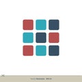 Cubic Game Icon Vector Logo Template Illustration Design. Vector EPS 10 Royalty Free Stock Photo