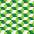 Seamless pattern of colored cubes. Endless multicolored cubic background. Royalty Free Stock Photo