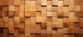 Cubic square parquet from Maple tree wood. Natural Maple wooden parquet background texture image. Ai generated Royalty Free Stock Photo