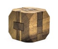 Cubic wood toy