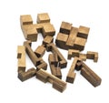 Cubic wood toy