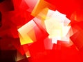 Cubism abstract red background Royalty Free Stock Photo