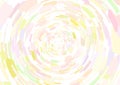 Cubism background Circle radiation Pale pink and yellow
