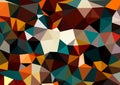 Cubism background Halloween multicolor