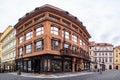 Cubist House of the Black Madonna with Grand Cafe Orient in Prague