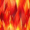 Cubist-inspired abstract vector illustrations of fiery backgrounds (tiled)