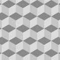 Abstract vector background with grey cubes