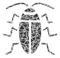 Cucaracha Collage of Triangles