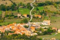 Pyrenees mountains village scenic view