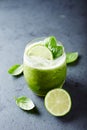 Cucumber and Basil Aqua Fresca with Lime Juice